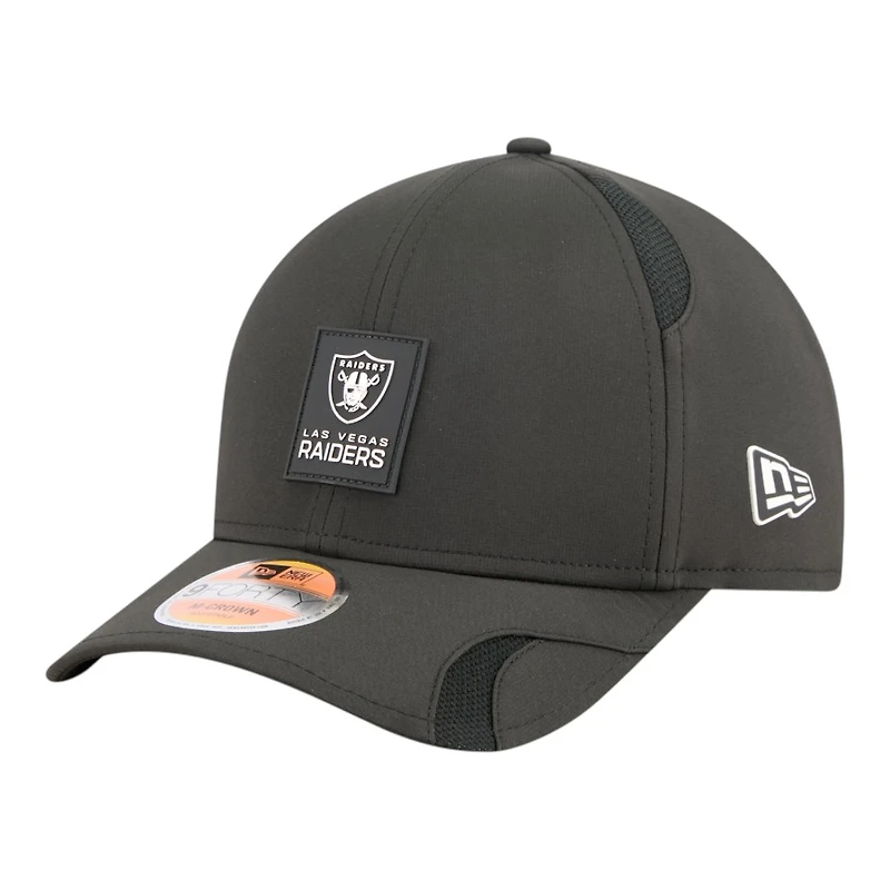 Las Vegas Raiders Black 2025 NFL Sideline New Era 9FORTY M-Crown Adjustable Hat