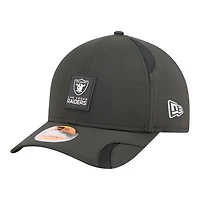 Las Vegas Raiders Black 2025 NFL Sideline New Era 9FORTY M-Crown Adjustable Hat