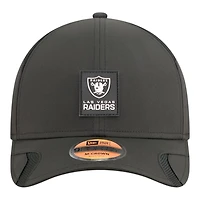 Las Vegas Raiders Black 2025 NFL Sideline New Era 9FORTY M-Crown Adjustable Hat