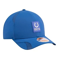 Indianapolis Colts Royal Blue 2025 NFL Sideline New Era 9FORTY M-Crown Adjustable Hat