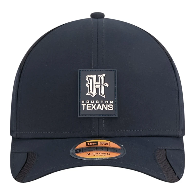 Houston Texans Navy 2025 NFL Sideline New Era 9FORTY M-Crown Adjustable Hat