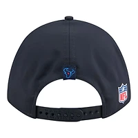 Houston Texans Navy 2025 NFL Sideline New Era 9FORTY M-Crown Adjustable Hat