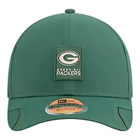 Youth Green Bay Packers Green 2025 NFL Sideline New Era 9FORTY M-Crown Adjustable Hat