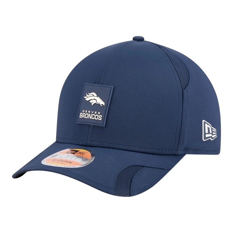 Denver Broncos Navy  2025 NFL Sideline New Era 9FORTY M-Crown Adjustable Hat