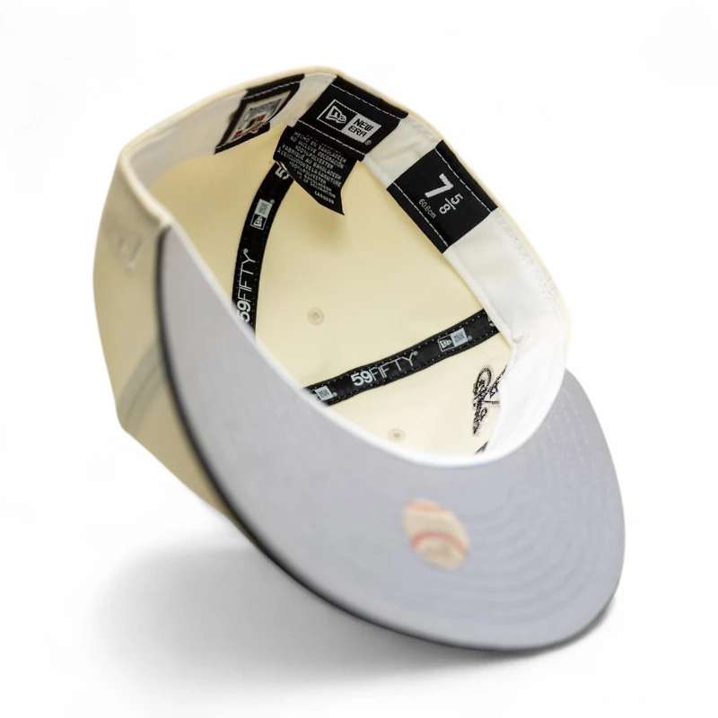 Chicago White Sox Chrome Black 2T Leon the Lab WS Patch Grey UV New Era 59FIFTY Fitted Hat