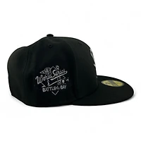 Oakland Athletics Black "Graphite Collection" Battle of the Bay Patch Gray UV New Era 59FIFTY Fitted Hat