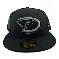 Arizona Diamondbacks Black "Graphite Collection" 20th Anniversary Patch Gray UV New Era 59FIFTY Fitted Hat