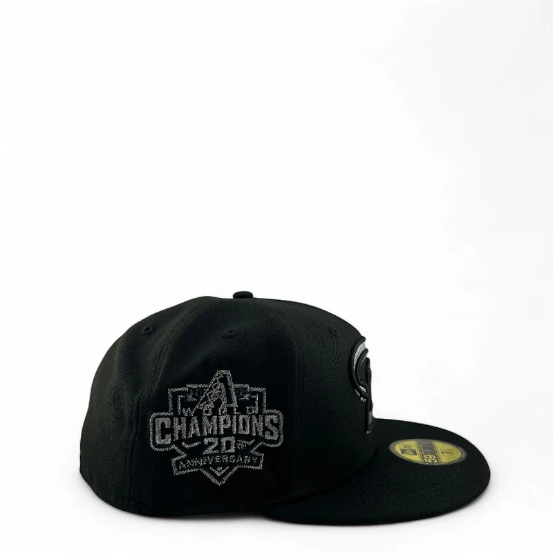 Arizona Diamondbacks Black "Graphite Collection" 20th Anniversary Patch Gray UV New Era 59FIFTY Fitted Hat