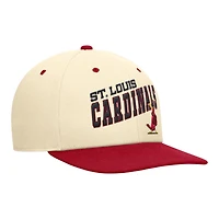 St. Louis Cardinals Cream and Red Nike Rewind Cooperstown Collection Performance Snapback Hat