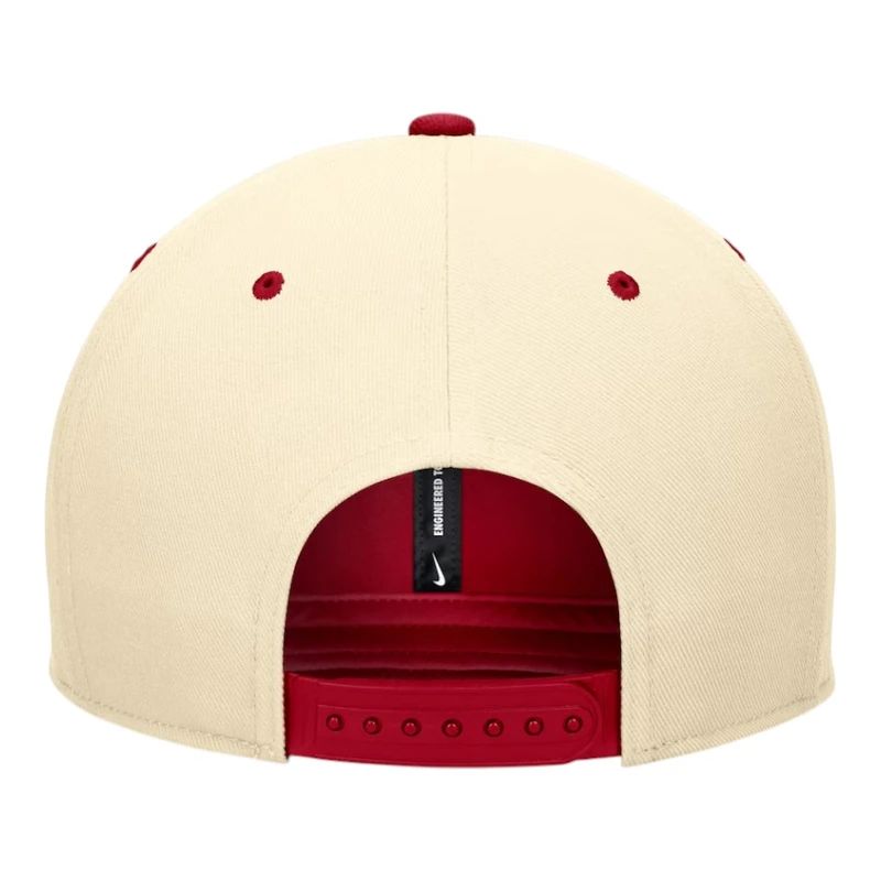 St. Louis Cardinals Cream and Red Nike Rewind Cooperstown Collection Performance Snapback Hat
