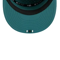 Philadelphia Eagles Midnight Green 2025 NFL Sideline Split Panel New Era 9FIFTY Snapback Hat