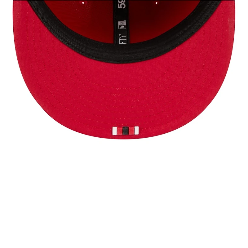 San Francisco 49ers Red 2025 NFL Sideline New Era 59FIFTY Fitted Hat