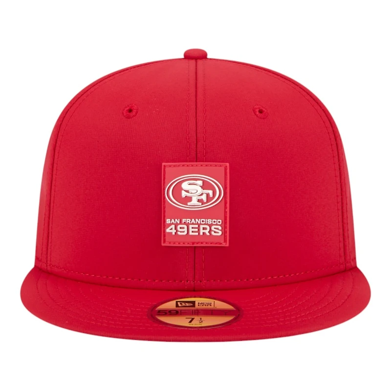 San Francisco 49ers Red 2025 NFL Sideline New Era 59FIFTY Fitted Hat