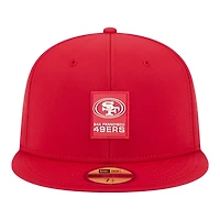 San Francisco 49ers Red 2025 NFL Sideline New Era 59FIFTY Fitted Hat