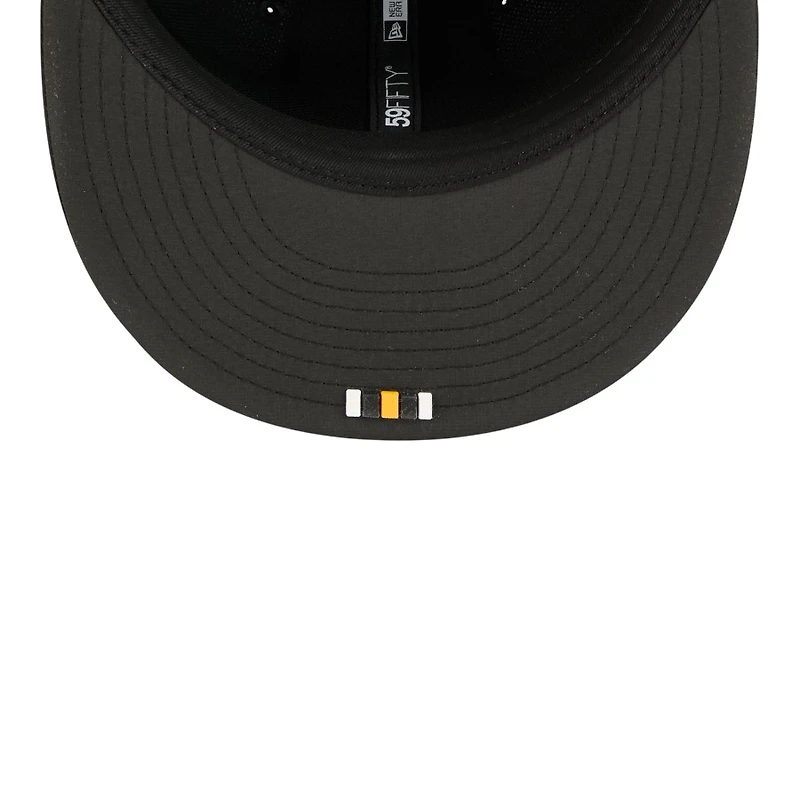 Pittsbugh Steelers Black 2025 NFL Sideline New Era 59FIFTY Fitted Hat