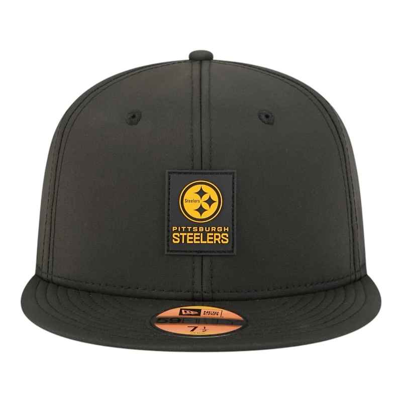Pittsbugh Steelers Black 2025 NFL Sideline New Era 59FIFTY Fitted Hat
