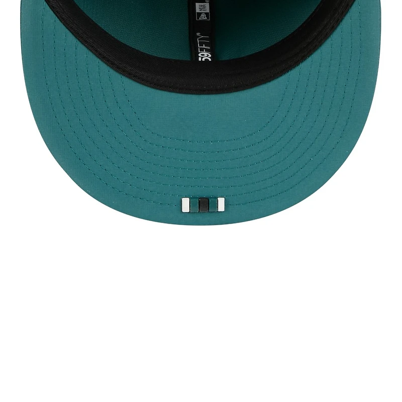 Philadelphia Eagles Midnight Green 2025 NFL Sideline New Era 59FIFTY Fitted Hat