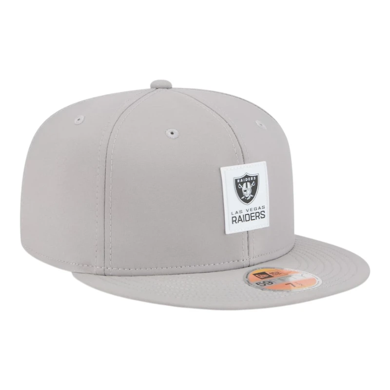 Las Vegas Raiders Gray 2025 NFL Sideline New Era 59FIFTY Fitted Hat