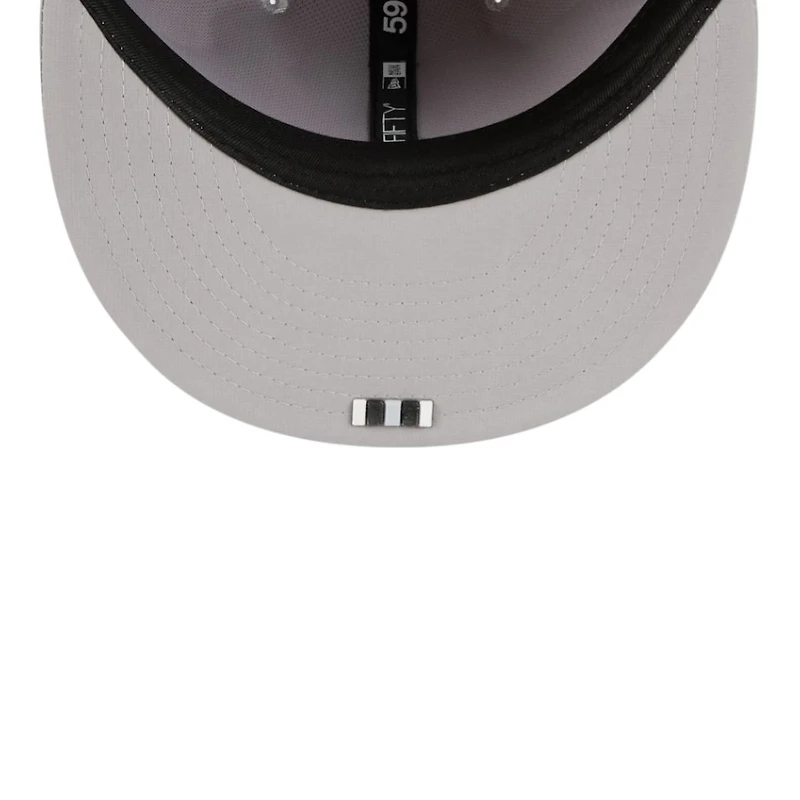 Las Vegas Raiders Gray 2025 NFL Sideline New Era 59FIFTY Fitted Hat