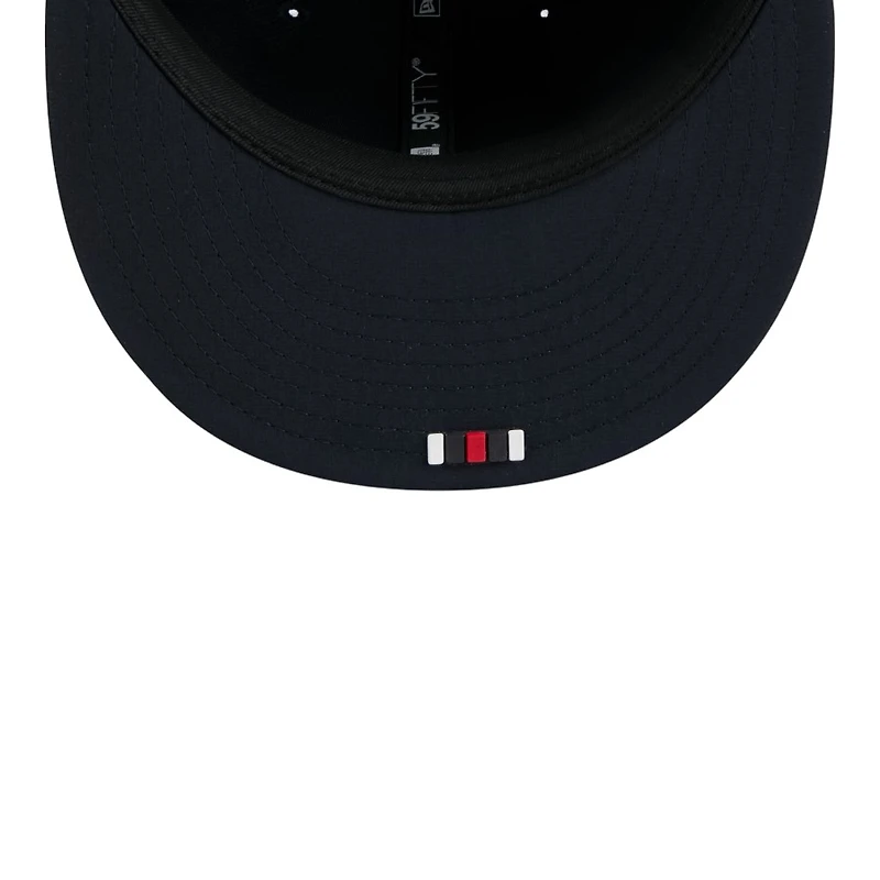 Houston Texans Navy 2025 NFL Sideline New Era 59FIFTY Fitted Hat