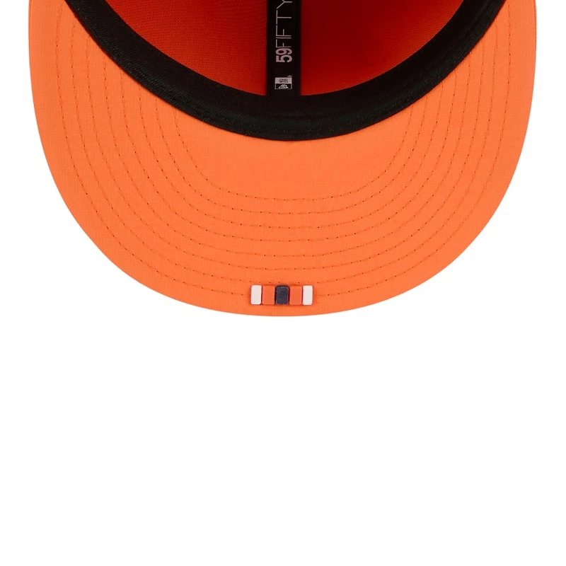 Denver Broncos Orange 2025 NFL Sideline New Era 59FIFTY Fitted Hat
