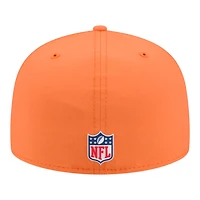 Denver Broncos Orange 2025 NFL Sideline New Era 59FIFTY Fitted Hat
