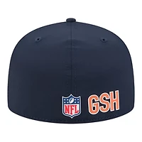 Chicago Bears Navy 2025 NFL Sideline New Era 59FIFTY Fitted Hat