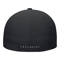 St. Louis Cardinals Black Nike Primetime True Performance Fitted Hat