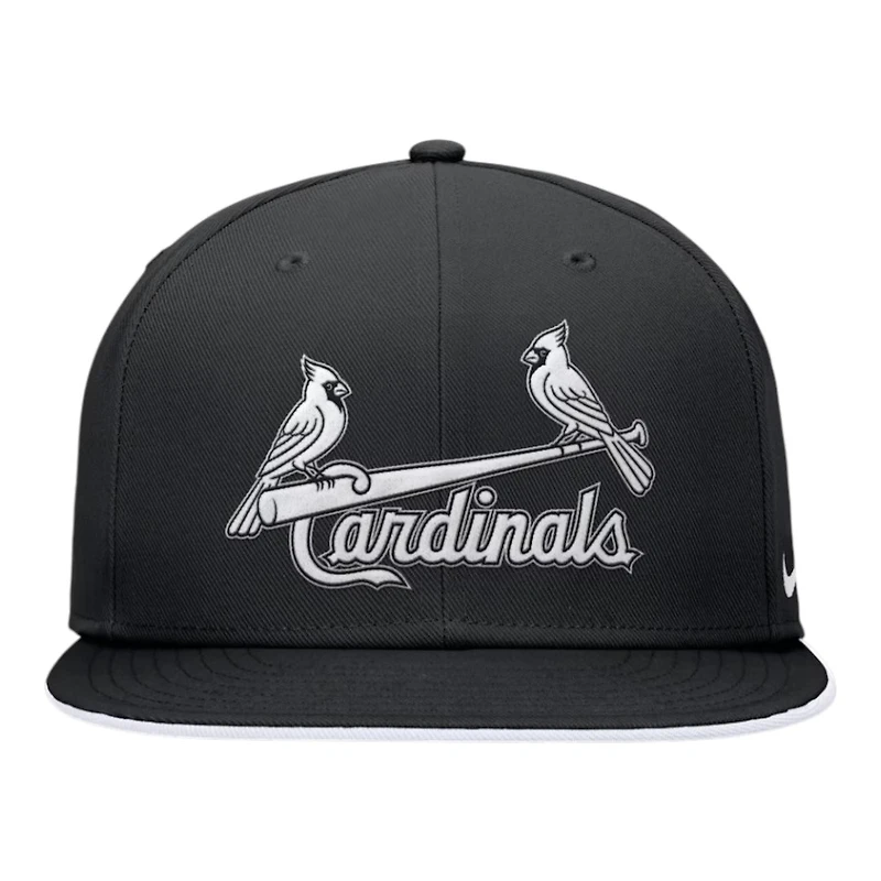 St. Louis Cardinals Black Nike Primetime True Performance Fitted Hat