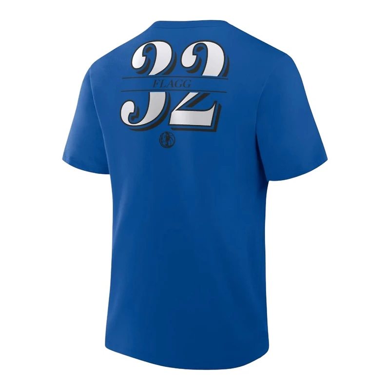 Dallas Mavericks Cooper Flagg Blue The Paint Short Sleeve T-Shirt