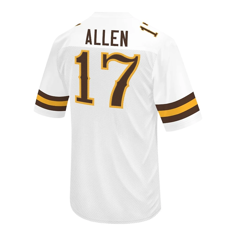 Wyoming Cowboys Josh Allen White Original Retro Brand NCAA College Jersey