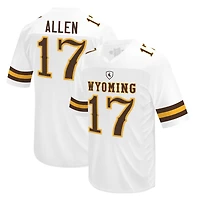 Wyoming Cowboys Josh Allen White Original Retro Brand NCAA College Jersey