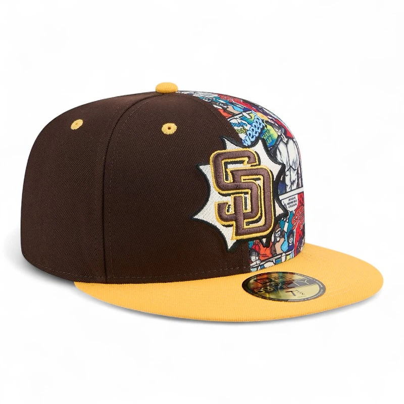 San Diego Padres Brown Diamond Hero New Era 59FIFTY Fitted Hat