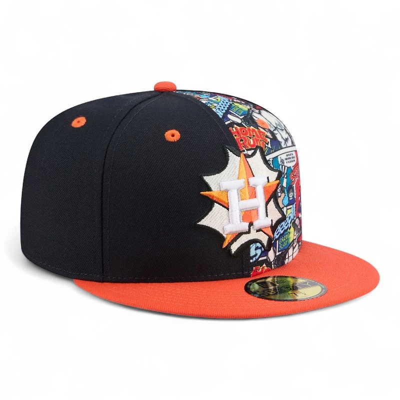 Houston Astros Navy Diamond Hero New Era 59FIFTY Fitted Hat
