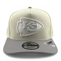 Kansas City Chiefs Chrome and Gray Super Bowl LIV Patch New Era 9FIFTY A-Frame Snapback Hat