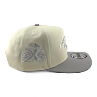 Baltimore Ravens Chrome and Gray 10th Anniversary Patch New Era 9FIFTY A-Frame Snapback Hat