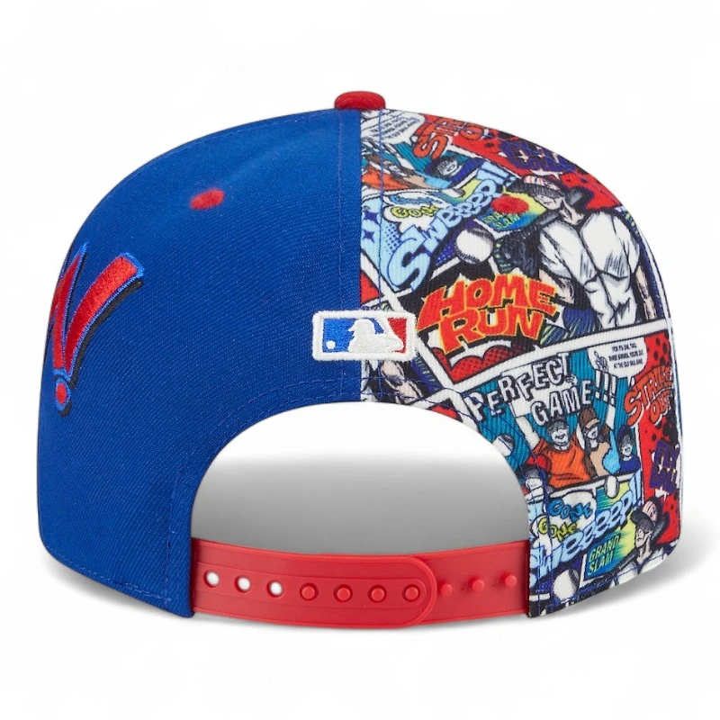 Youth Chicago Cubs Royal Blue and Red Diamond Hero New Era 9FIFTY Snapback Hat