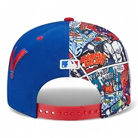 Youth Chicago Cubs Royal Blue and Red Diamond Hero New Era 9FIFTY Snapback Hat