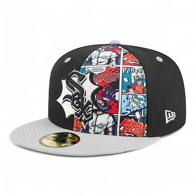 Chicago White Sox Black Diamond Hero New Era 59FIFTY Fitted Hat