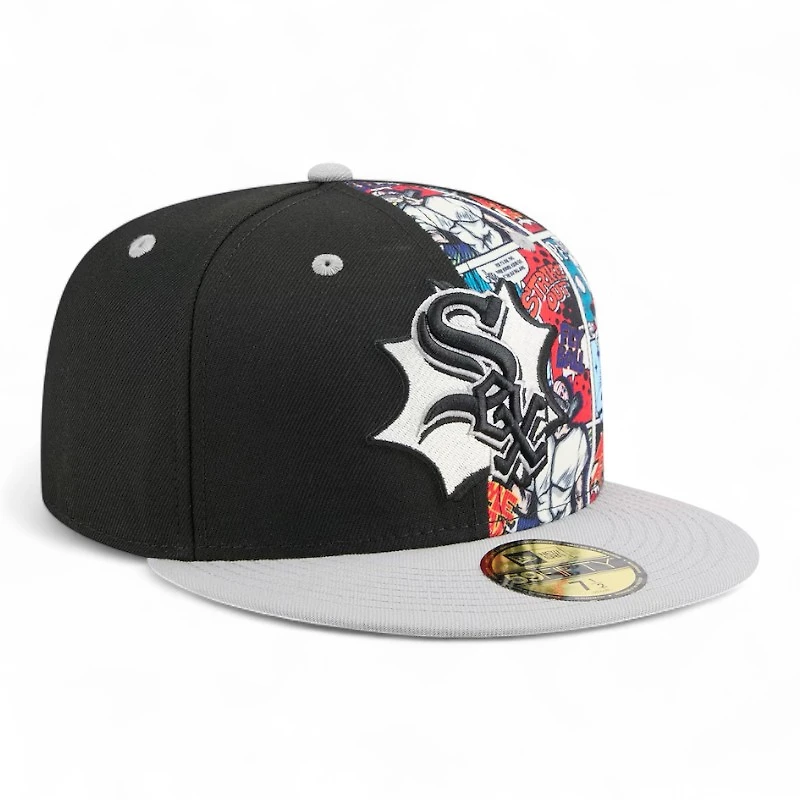 Chicago White Sox Black Diamond Hero New Era 59FIFTY Fitted Hat