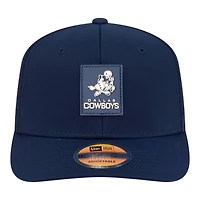 Dallas Cowboys Navy Throwback 2025 NFL Sideline New Era 9SEVENTY Trucker Adjustable Snapback Hat