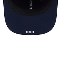 Dallas Cowboys Navy Throwback 2025 NFL Sideline New Era 9SEVENTY Trucker Adjustable Snapback Hat