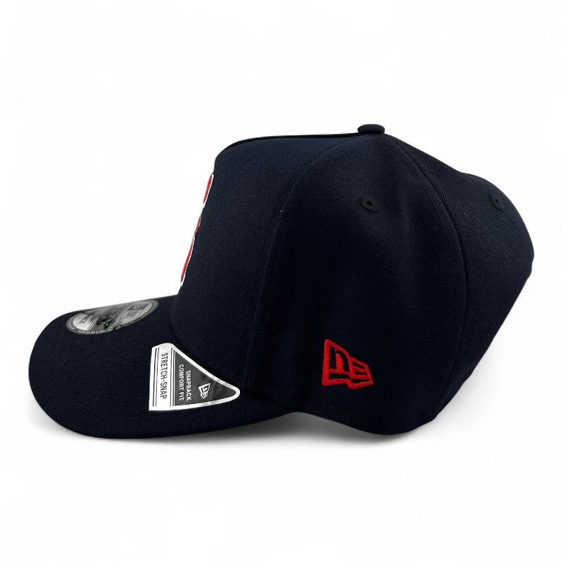 California Angels Navy "Halo Collection" Green UV 9FIFTY A-Frame Snapback Hat