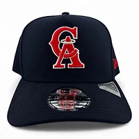California Angels Navy "Halo Collection" Green UV 9FIFTY A-Frame Snapback Hat