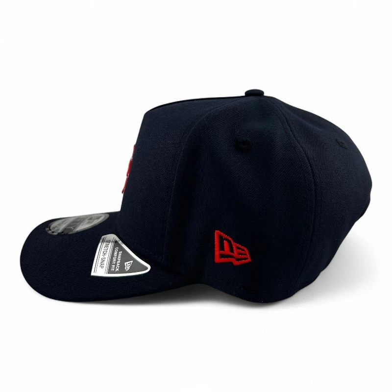 Los Angeles Angels Navy "Halo Collection" Green UV 9FIFTY A-Frame Snapback Hat