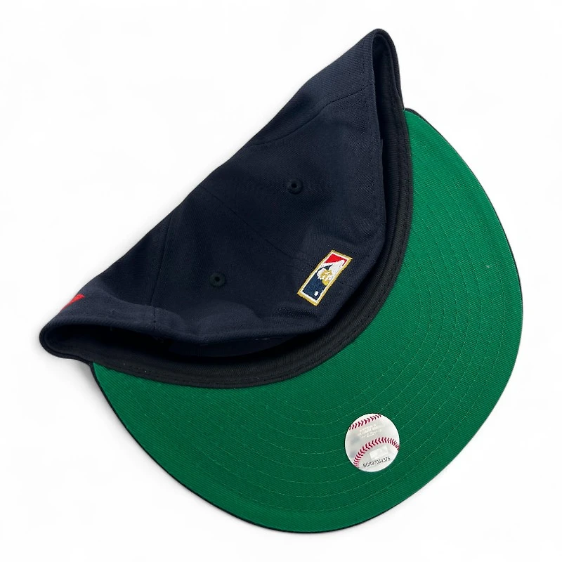 California Angels Navy "Halo Collection" Green UV New Era 59FIFTY Fitted Hat