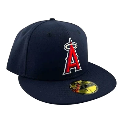 Anaheim Angels Navy "Halo Collection" Gray UV New Era 59FIFTY Fitted Hat