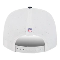 Chicago Bears White Bear Logo 2025 NFL Training Camp New Era 9SEVENTY Adjustable Snapback Hat