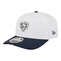 Chicago Bears White Bear Logo 2025 NFL Training Camp New Era 9SEVENTY Adjustable Snapback Hat