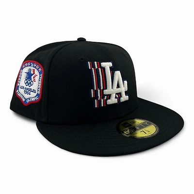 Los Angeles Dodgers Black "84 Olympic Pack" Gray UV New Era 59FIFTY Fitted Hat